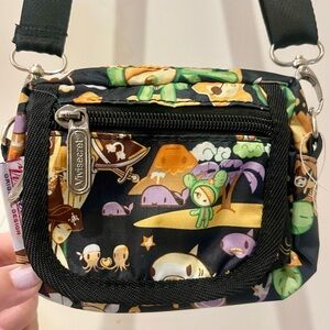 Vivisecret Original Designs Multi Character black bag kawaii style